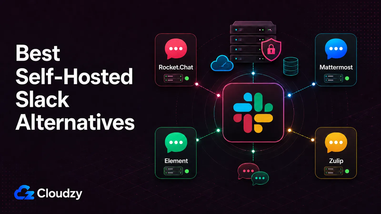 Best self-hosted Slack alternatives compared: Rocket.Chat, Mattermost, Element, and Zulip